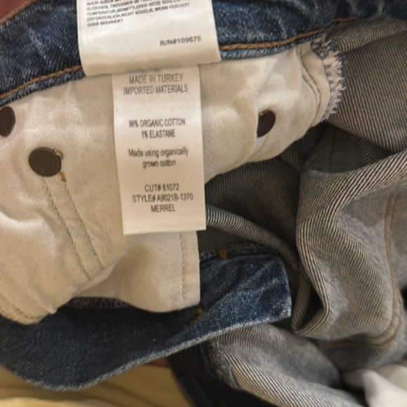 AGOLDE Merrel Mid-Rise Straight Jeans Size 28 - Picture 6 of 6